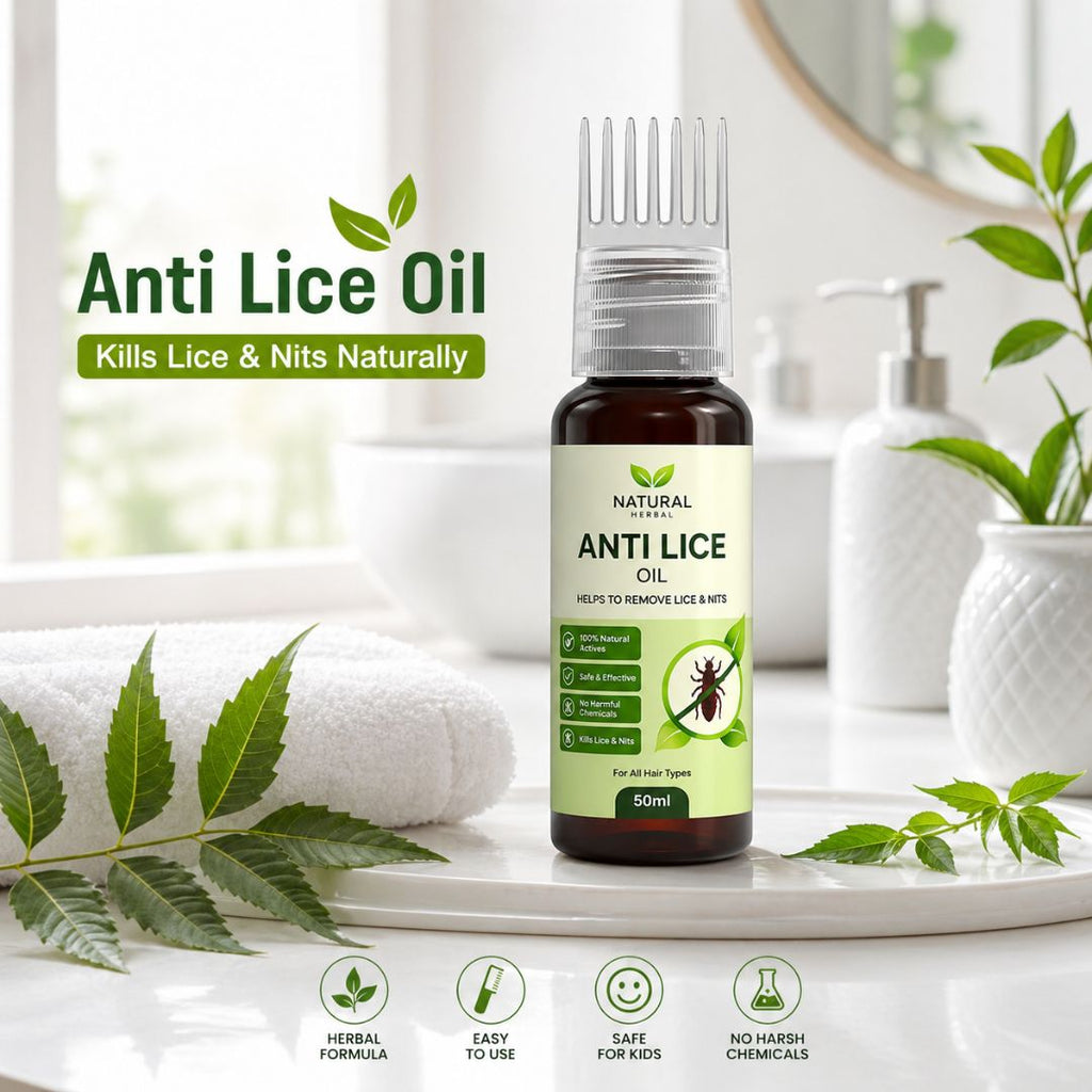 Anti Lice Oil - Advanced Herbal Lice Removal Formula