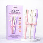SheGlow Woman Facial Razor – Pain-Free Smooth & Flawless Hair Remover for Instant Glow