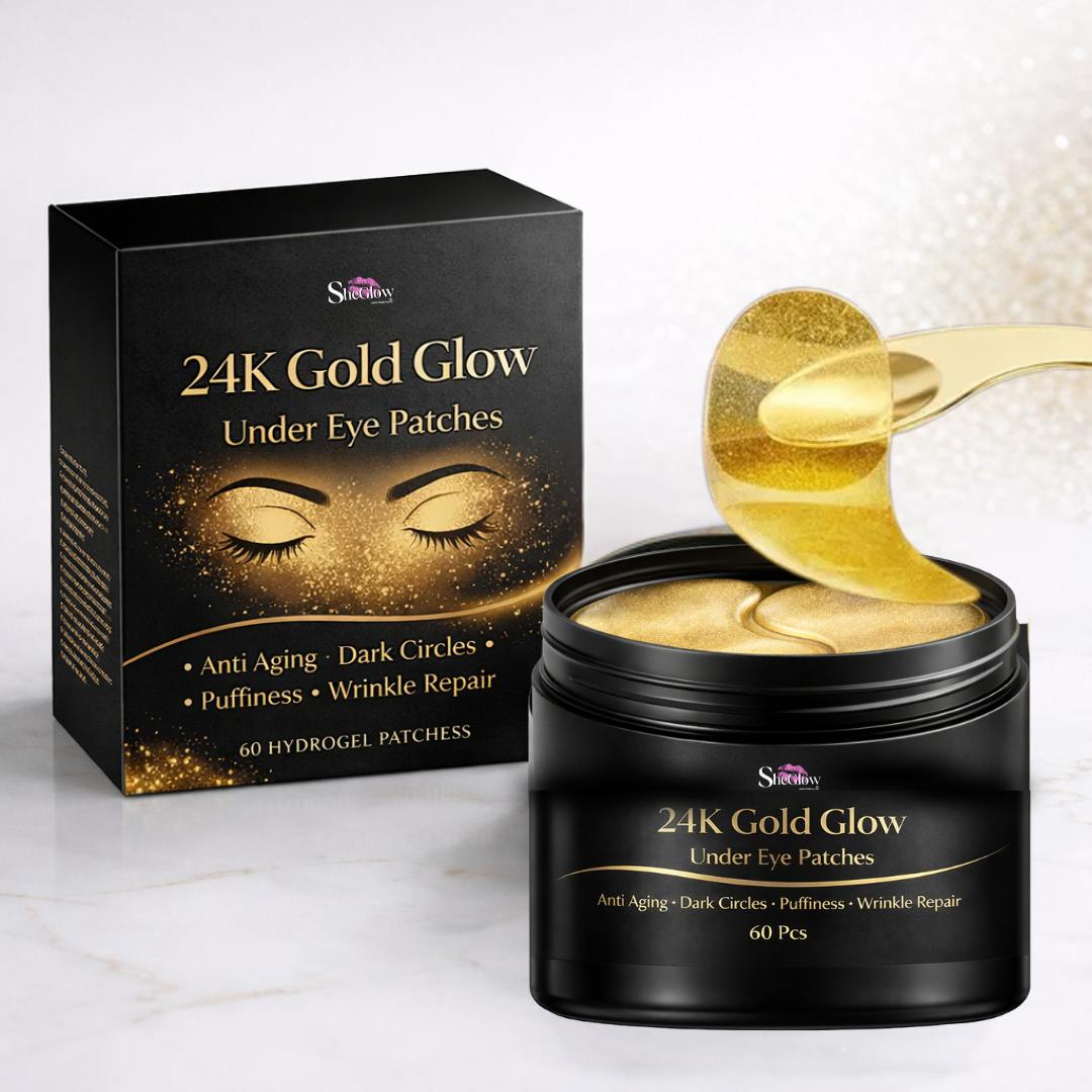 SheGlow 24K Gold Glow Under Eye Patches