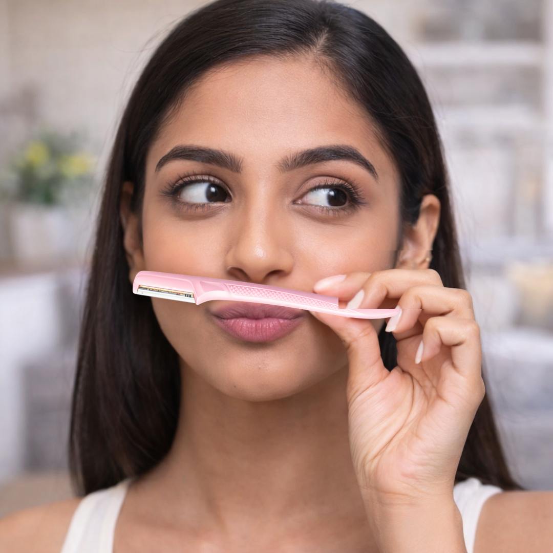 SheGlow Woman Facial Razor – Pain-Free Smooth & Flawless Hair Remover for Instant Glow