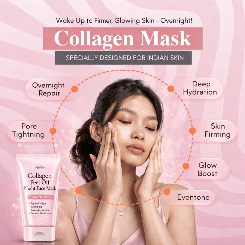 SheGlow Korean Collagen Night Wrapping Peel Off Mask