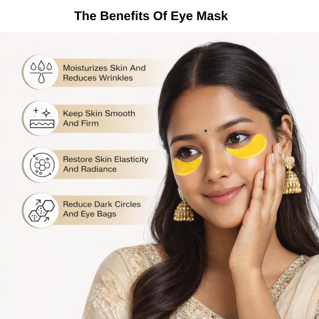 SheGlow 24K Gold Glow Under Eye Patches
