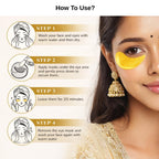 SheGlow 24K Gold Glow Under Eye Patches