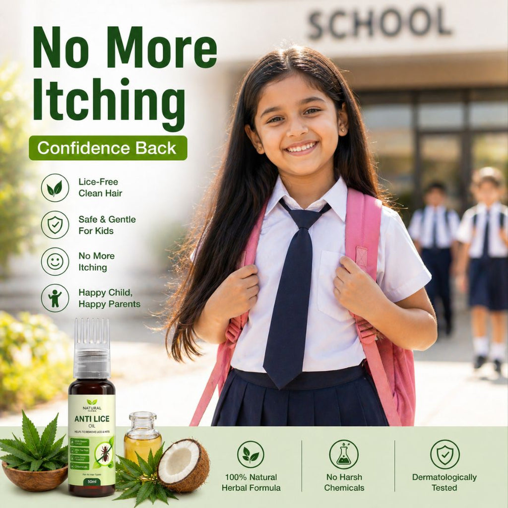 Anti Lice Oil - Advanced Herbal Lice Removal Formula
