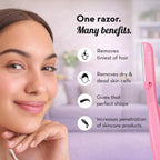 SheGlow Woman Facial Razor – Pain-Free Smooth & Flawless Hair Remover for Instant Glow