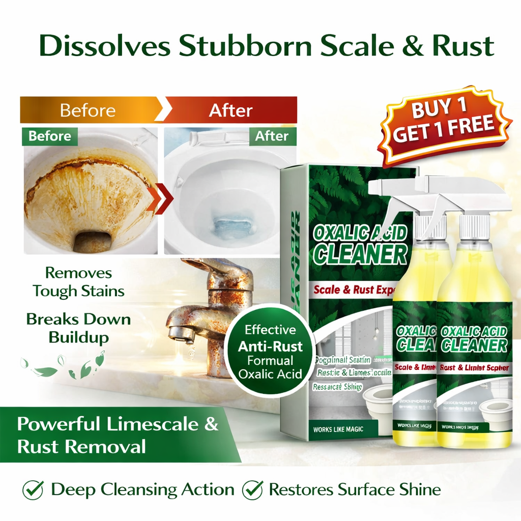 Oxalic-Acid Cleaner | Scale-Rust Expert | BUY 1 GET 1 FREE!